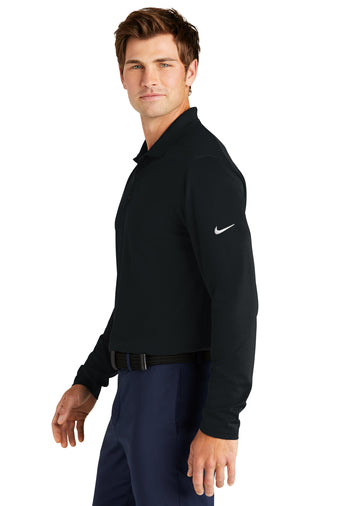 Polo Nike à manches longues Dri-FIT Micro Pique 2.0. pour homme - Carrosserie Groupe Saillant