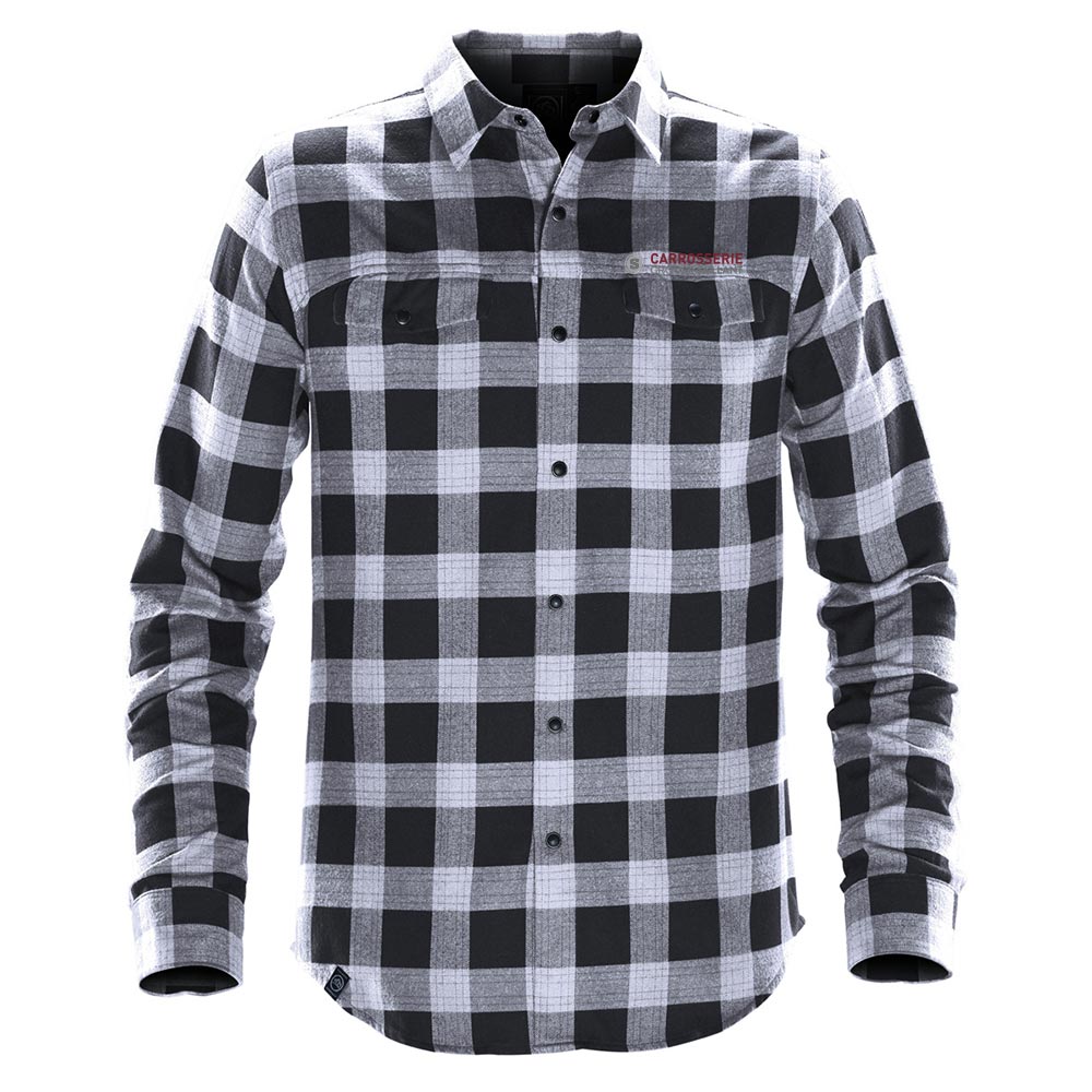 Chemise Logan à bouton-pression pour homme - Carrosserie Groupe Saillant