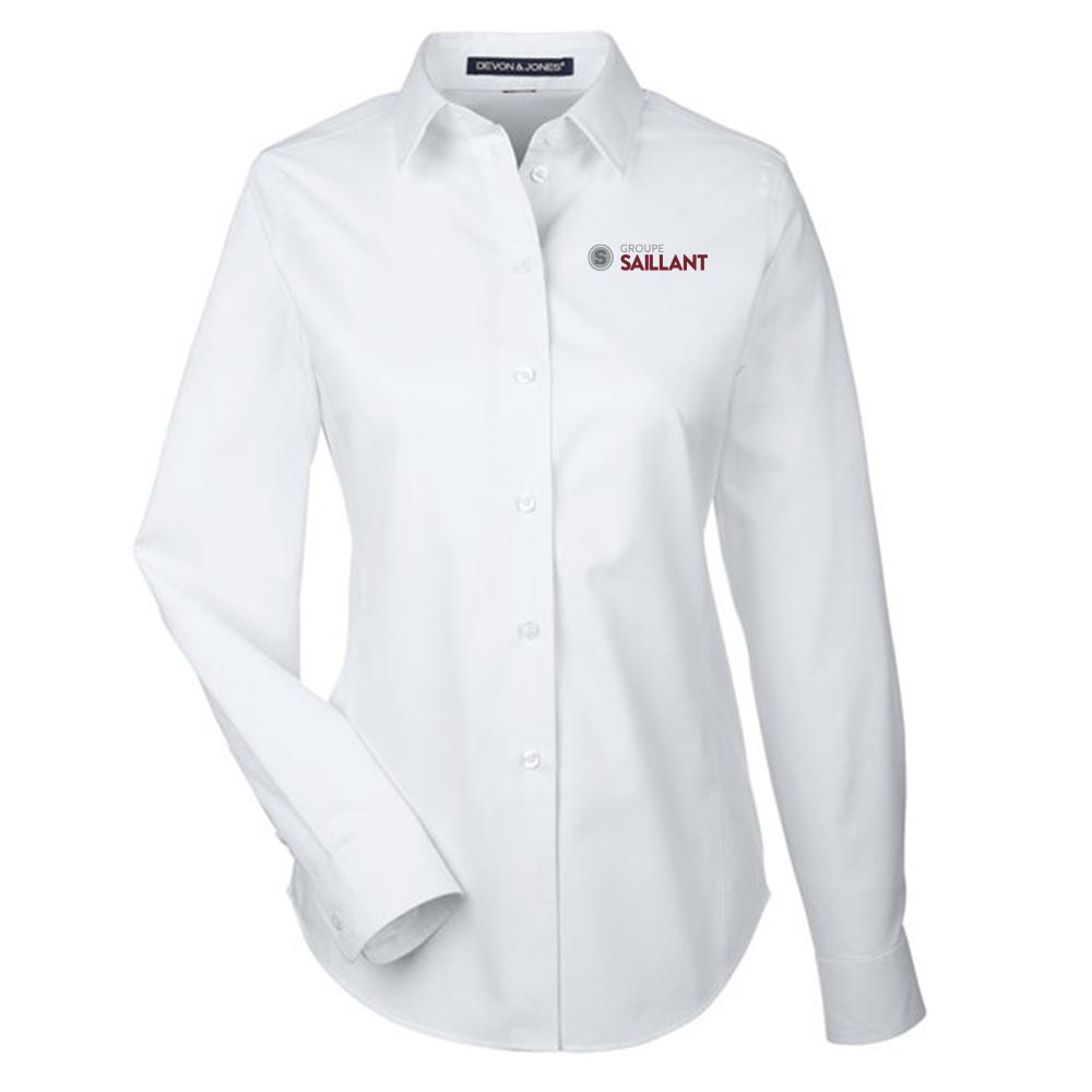 Chemise Royal Dobby Crown Woven Collection™ Devon & Jones pour femme - Groupe Saillant