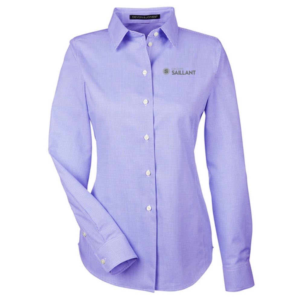 Chemise Royal Dobby Crown Woven Collection™ Devon & Jones pour femme - Groupe Saillant