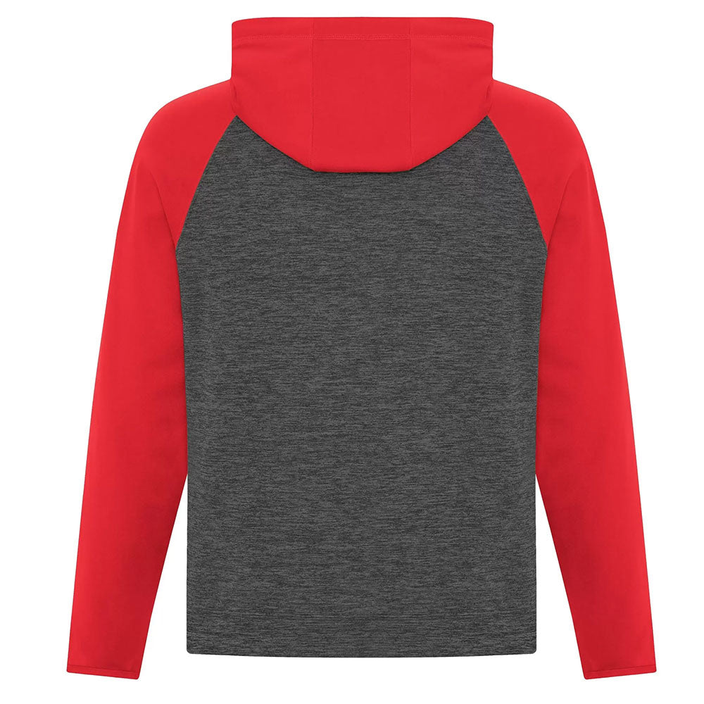 Chandail Chiné à capuchon en molleton deux tons dynamic pour homme - Groupe Saillant