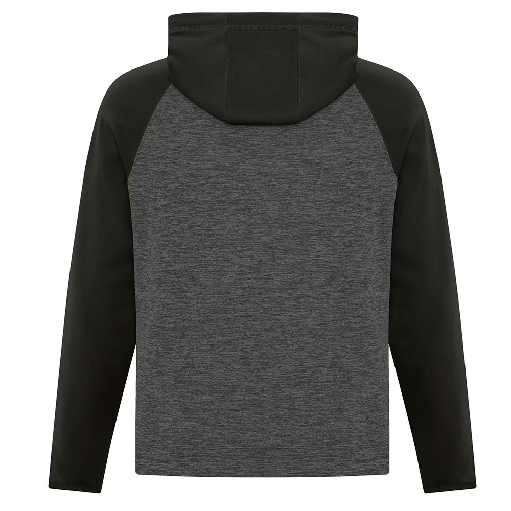 Chandail Chiné à capuchon en molleton deux tons dynamic pour homme - Groupe Saillant