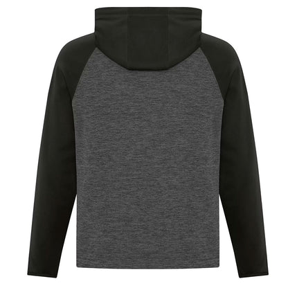 Chandail Chiné à capuchon en molleton deux tons dynamic pour homme - Groupe Saillant