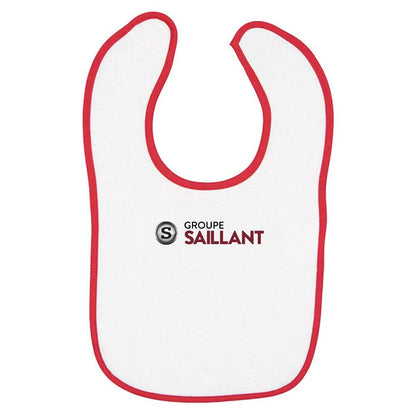 Bavoir à bordures contrastées Rabbit Skins pour bébé - Groupe Saillant