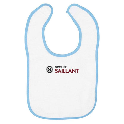 Bavoir à bordures contrastées Rabbit Skins pour bébé - Groupe Saillant