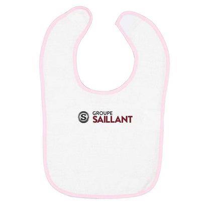 Bavoir à bordures contrastées Rabbit Skins pour bébé - Groupe Saillant