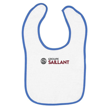 Bavoir à bordures contrastées Rabbit Skins pour bébé - Groupe Saillant