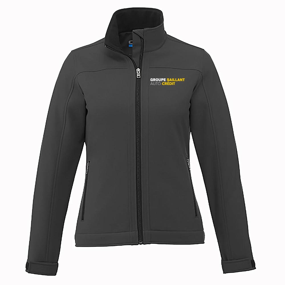Veste Balmy  softshell légère pour femme - Groupe Saillant Auto Crédit