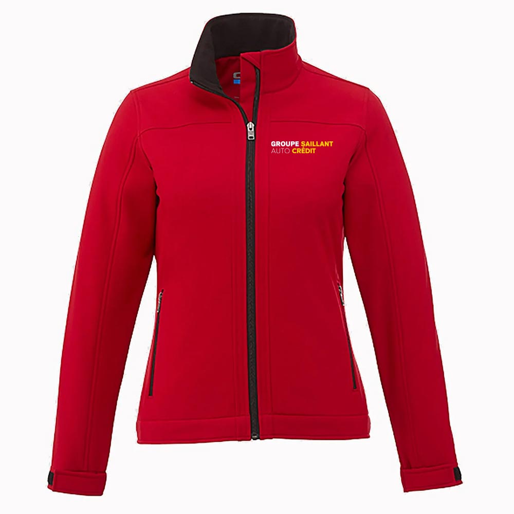 Veste Balmy  softshell légère pour femme - Groupe Saillant Auto Crédit