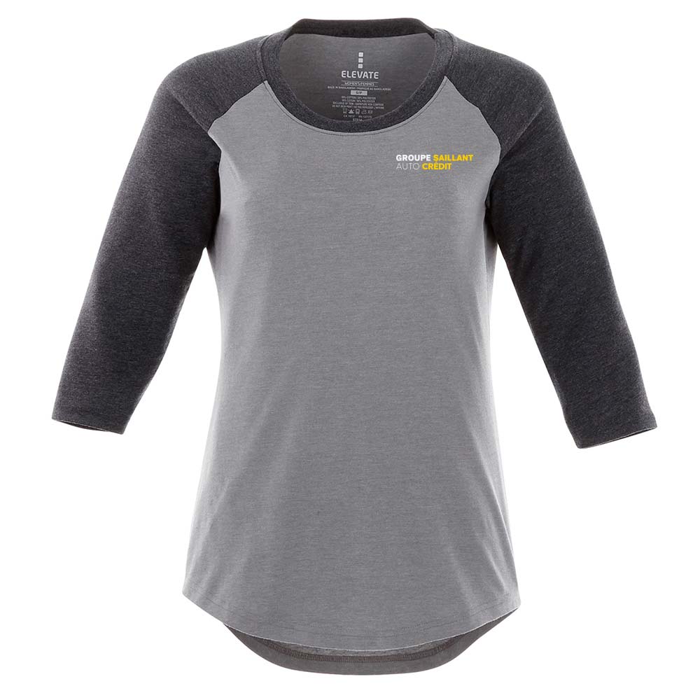 T-shirt manches trois quarts pour femme - Groupe Saillant Auto Crédit