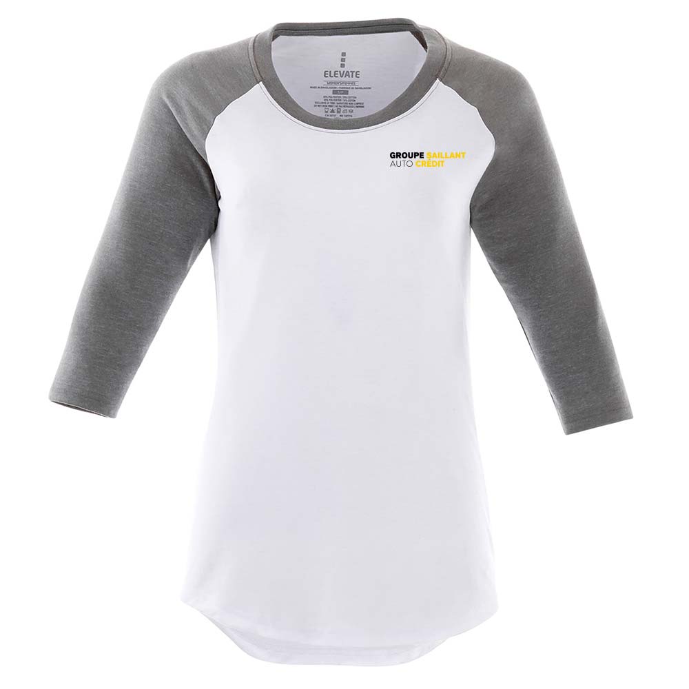 T-shirt manches trois quarts pour femme - Groupe Saillant Auto Crédit