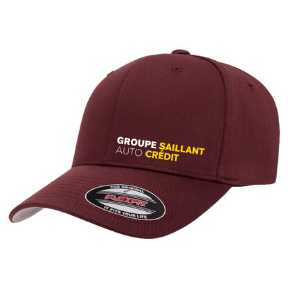 Casquette laine peignée Flexfit® Unisexe - Groupe Saillant Auto Crédit