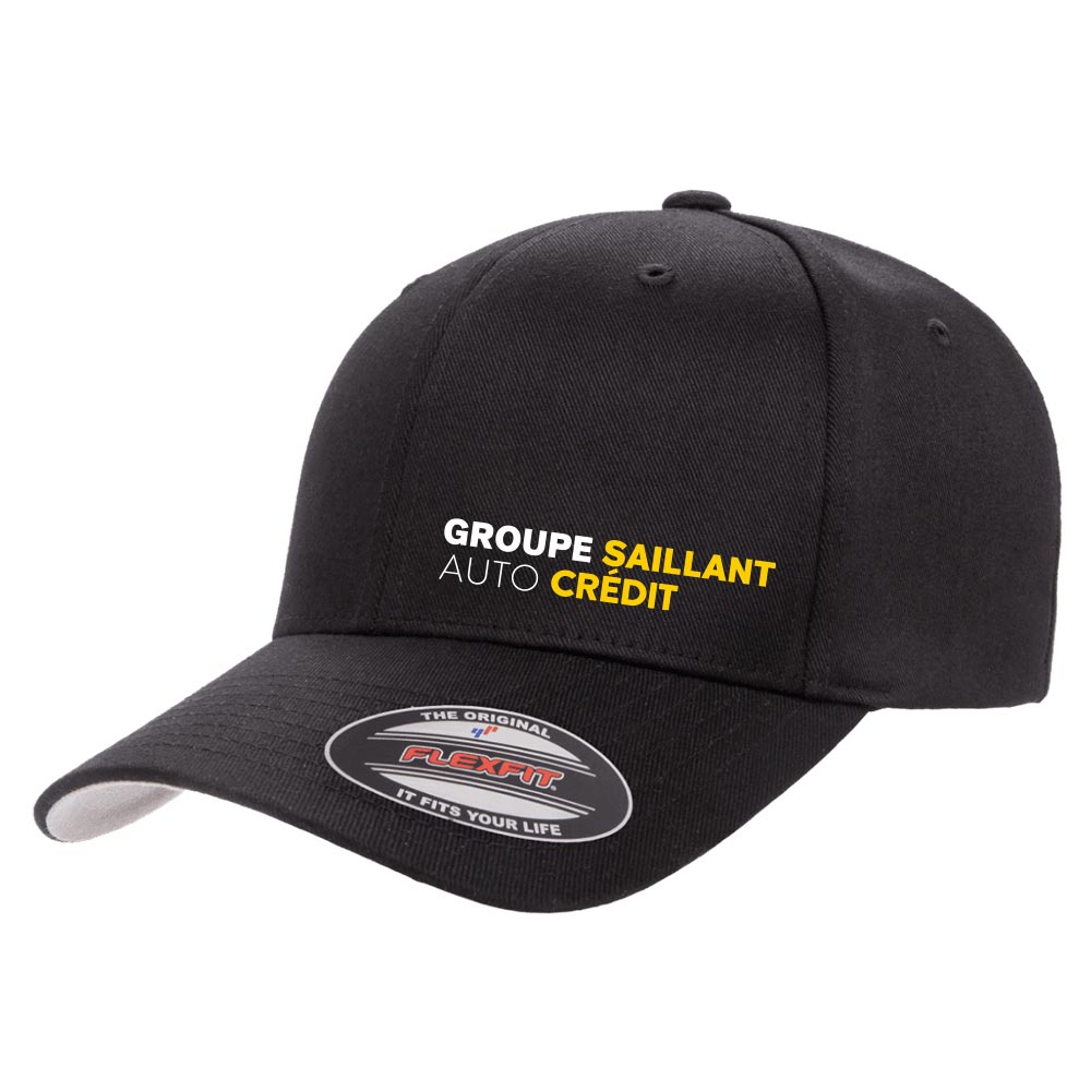 Casquette laine peignée Flexfit® Unisexe - Groupe Saillant Auto Crédit