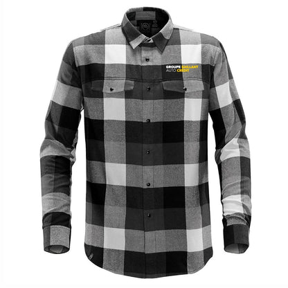 Chemise Logan à bouton-pression pour homme - Groupe Saillant Auto Crédit