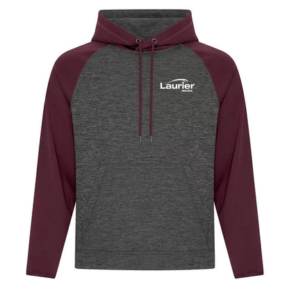Chandail Chiné à capuchon en molleton deux tons dynamic pour homme - Laurier Mazda