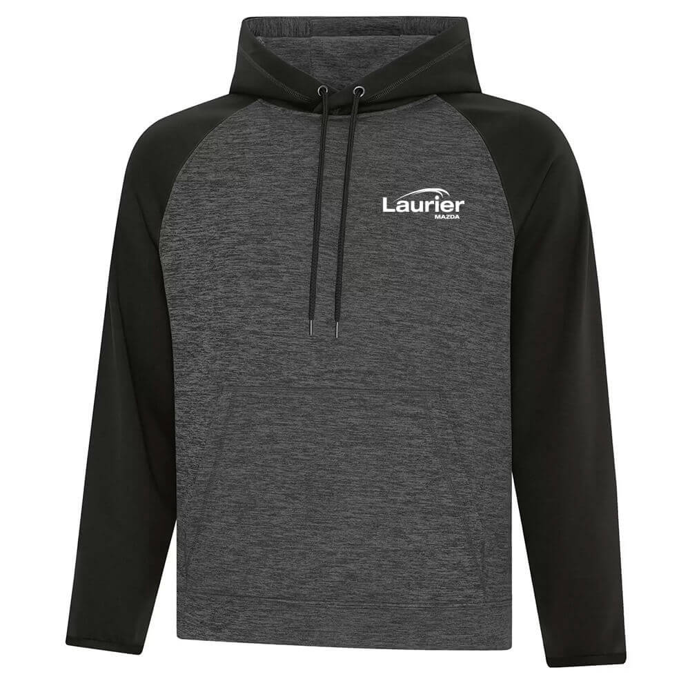 Chandail Chiné à capuchon en molleton deux tons dynamic pour homme - Laurier Mazda