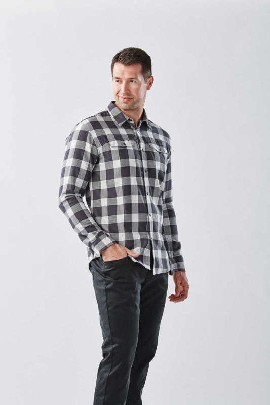 Chemise Logan à bouton-pression pour homme - Groupe Saillant